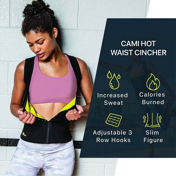 hot shapers cami hot waist cincher